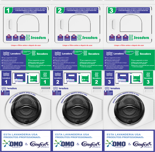 Instruções e Produtos OMO/Comfort